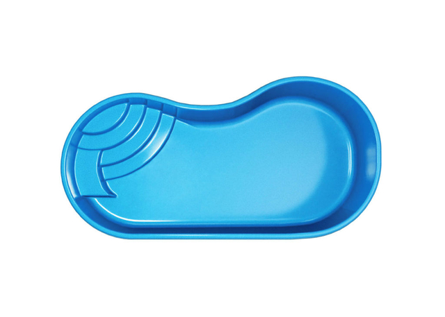 kidney fiberglass pool