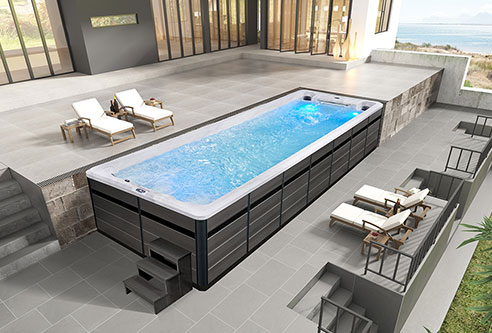 Hydrotherapy swimming pool