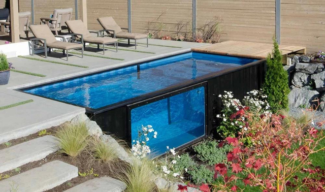 Container swimming pool cost performance