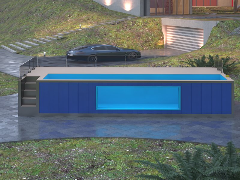 Container swimming pool 9.2x2.14x2M(2)