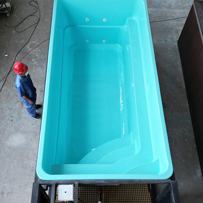 18.09ft×7.29ft×4.72ft Black Container Pool