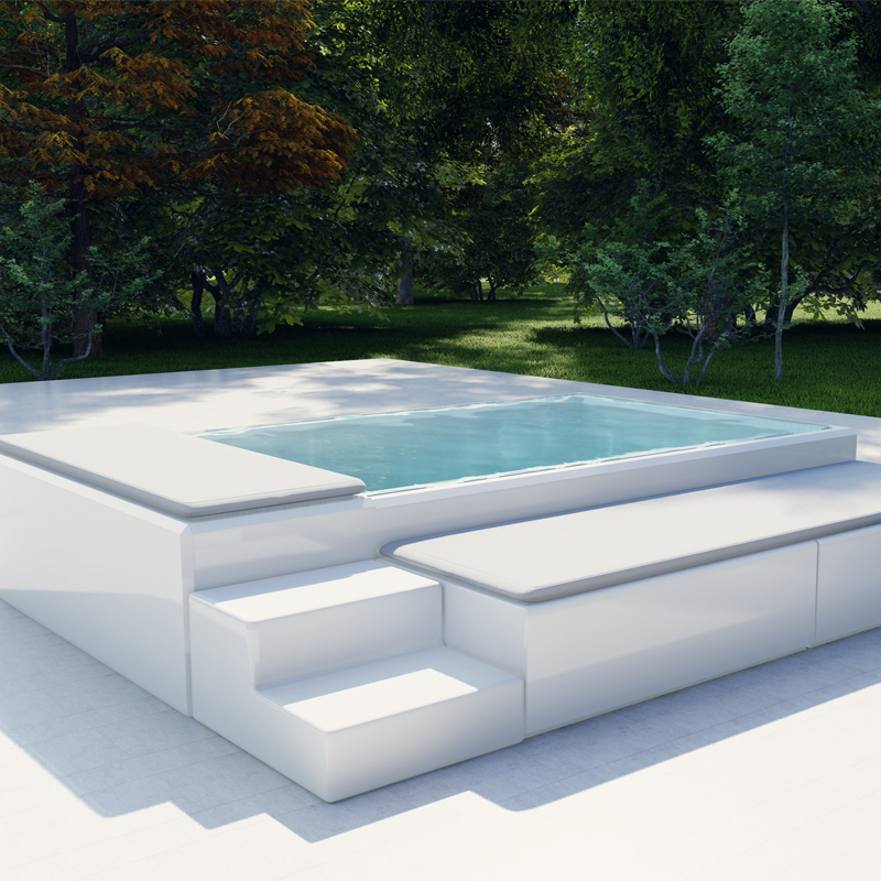 Innovative Comfort Meets Cool Leisure – Sofa Pool Now Available2.9*2.2*0.7m above ground sofa swimming pool