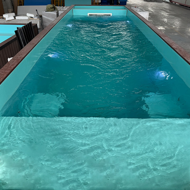 29.53ft×7.38ft×6.54ft Black Container Pool