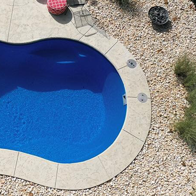 Fiberglass pool irregular shape can be customized color