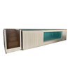 21.98ft×7.22ft×4.27ft White Split Container Pool
