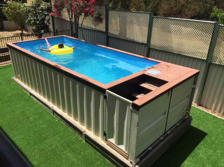 Container Swimming Pool 20 Feet Gauge1