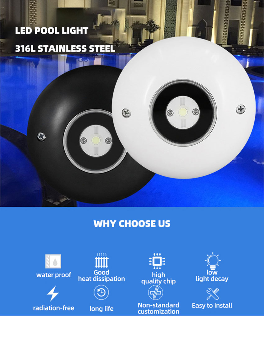Led Pool Light 316l Stainless Steel (1)