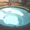 Home integrated SPA Round glass fiber Reinforced plastic bubble pool