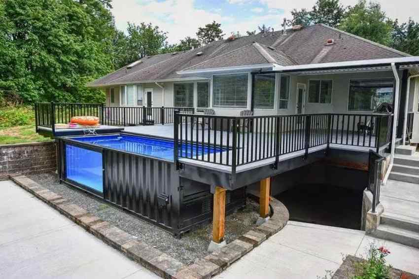 Container Swimming Pool 40 Feet Gauge-3