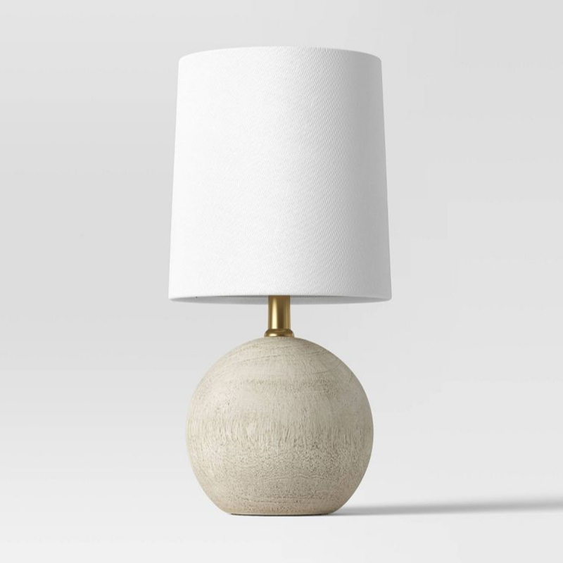 Solid wood mini wooden ball lamp