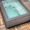 Glass steel square massage and relaxation bath