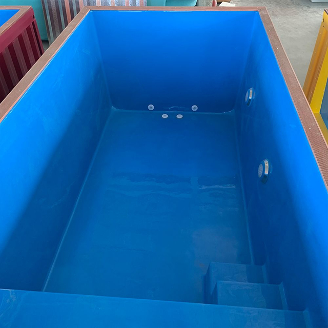 Container Pool 16.73ft × 7.38ft × 5.25ft