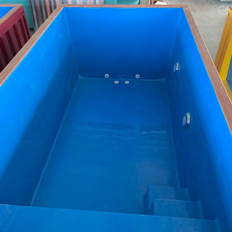 Container Pool 16.73ft × 7.38ft × 5.25ft