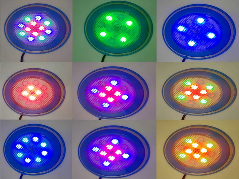 Container pool lights