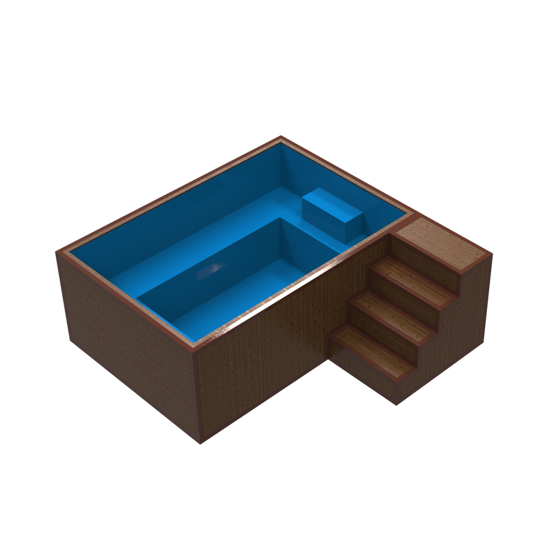 Container pool/above ground pool