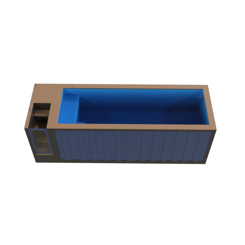 Heated/constant temperature container pool