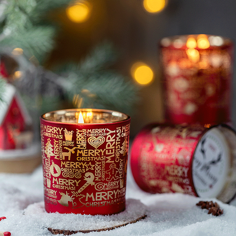 Christmas candle cup