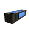 Heated container pool for easy mobility