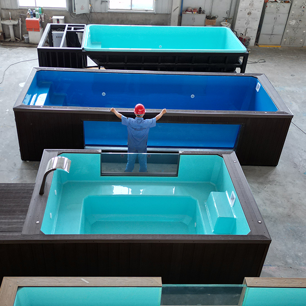Fiberglass Pool Shells 14ft x 7.4ft x 4.6ft - Factory Showcase-4