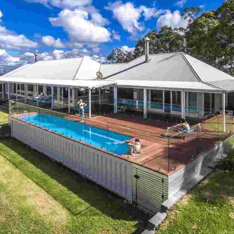 Container Pool 18.04 FT × 7.22 FT × 4.92 FT