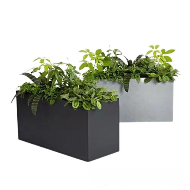 Simple And Creative Fiberglass Flower Pot
