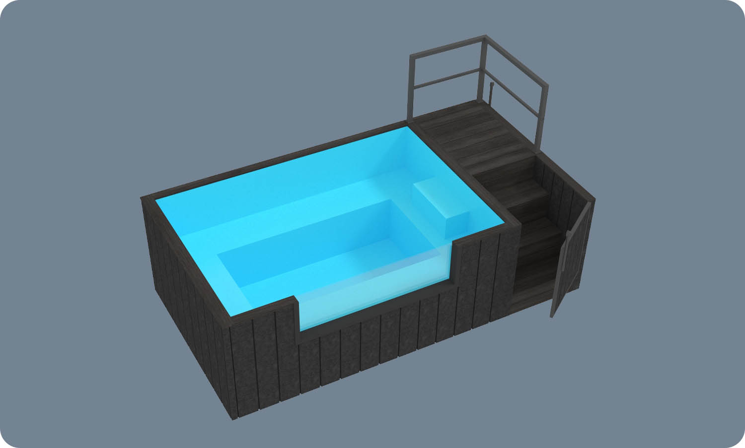 CP-300SPA Container Pool