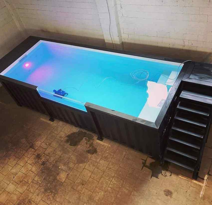 Container Swimming Pool 40 Feet Gauge-2