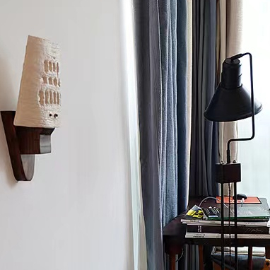 South Lantern Notes Vintage Japanese Nordic Tea Room Art Silence Bedside Corridor Decoration Ceramic Wall Lamp.