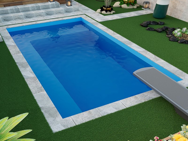 Backyard FRP Swimming Pool