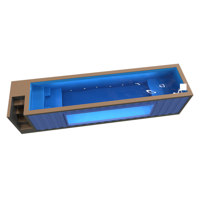 Heated/constant temperature container pool