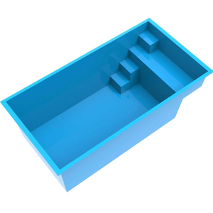 Fiberglass Pool Shells 14ft x 7.4ft x 4.6ft