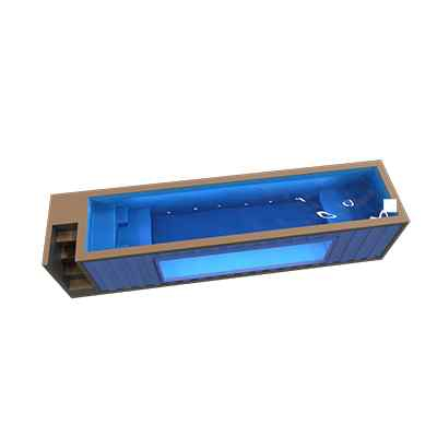 Container Swimming Pool 40 Feet Gauge