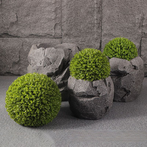 Simple European Round Ball Flower Bowl Outdoor
