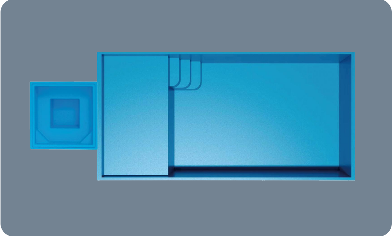 MP800S Infinity Swimming Pool