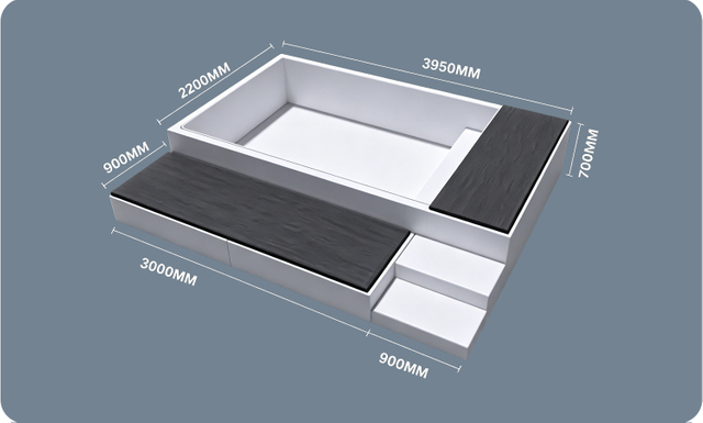 SP-390 Sofa Pool