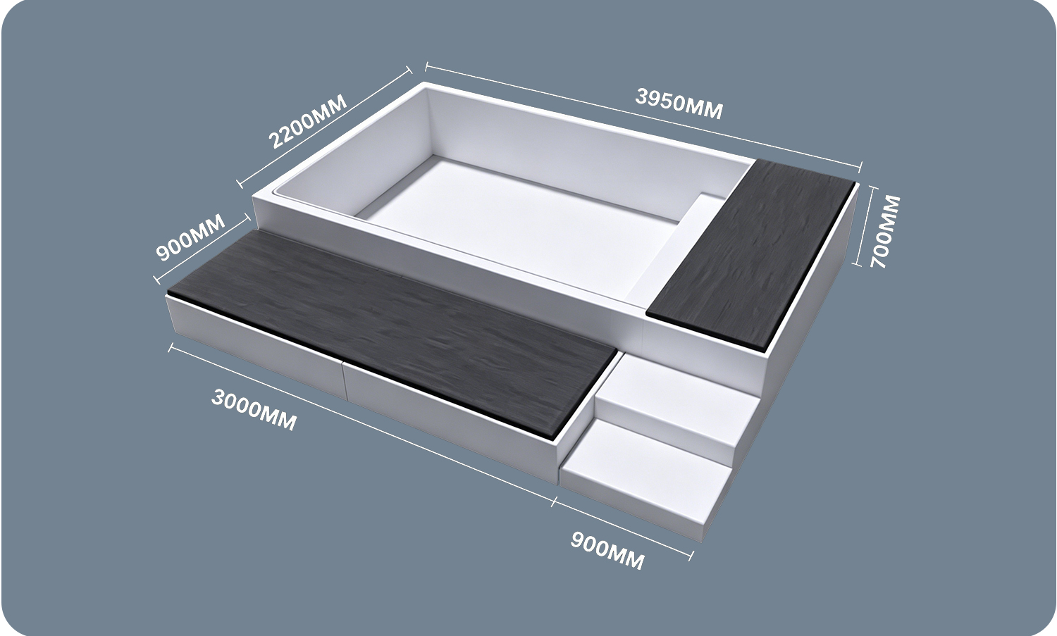 SP-390 Sofa Pool